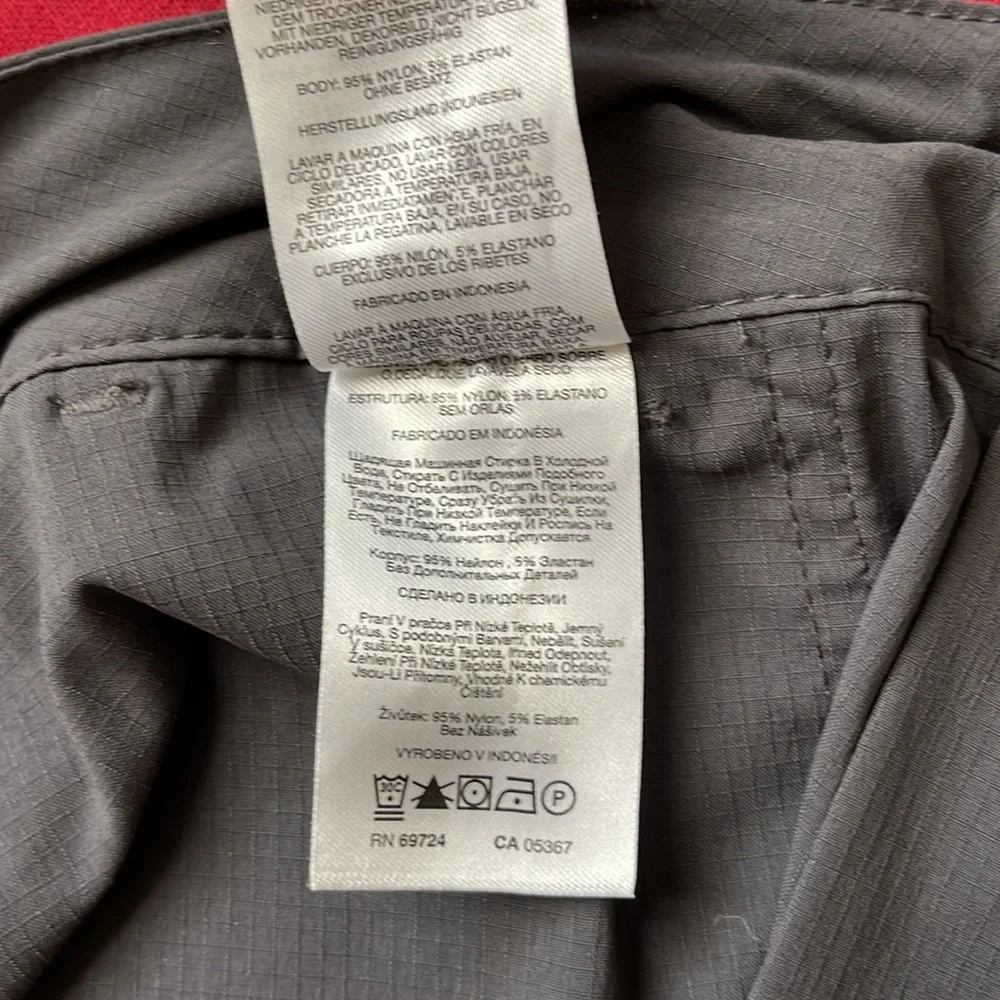 NWOT Columbia Sz 14 Charcoal Grey Clam Diggers - Picture 7 of 12
